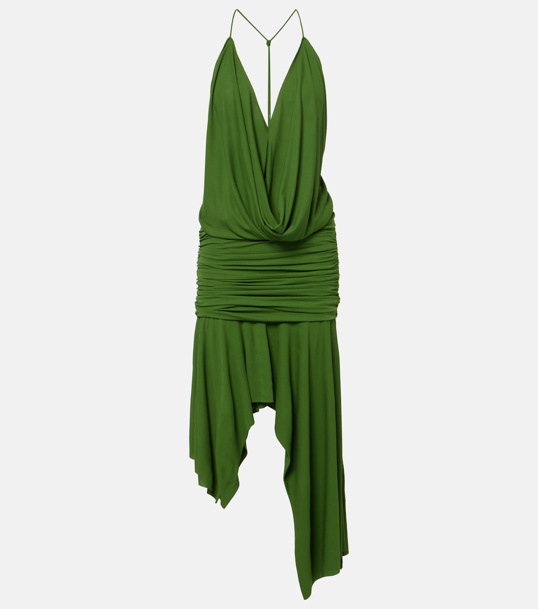 فستان ميدي من الجيرسيه بقصّة غير متماثلة  | Acne Studios