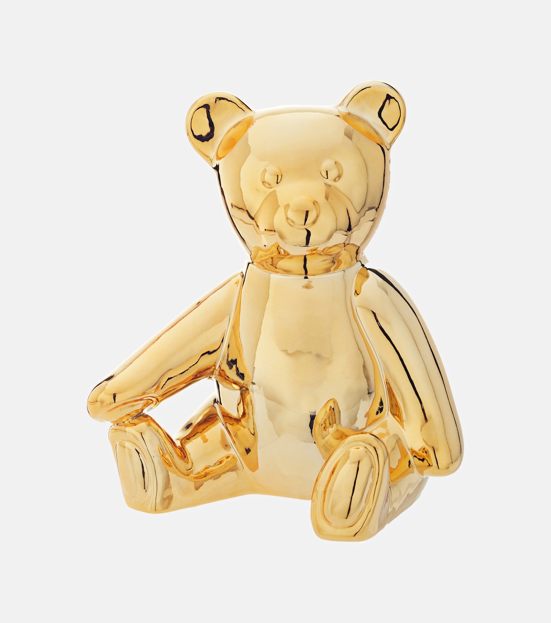 Teddy glazed porcelain piggy bank | Polspotten