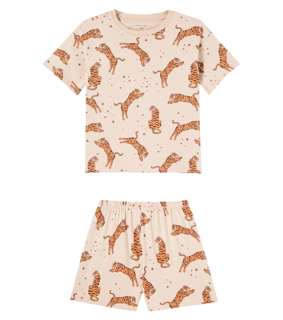 Ensemble t-shirt et short Lin en coton | Konges Sløjd