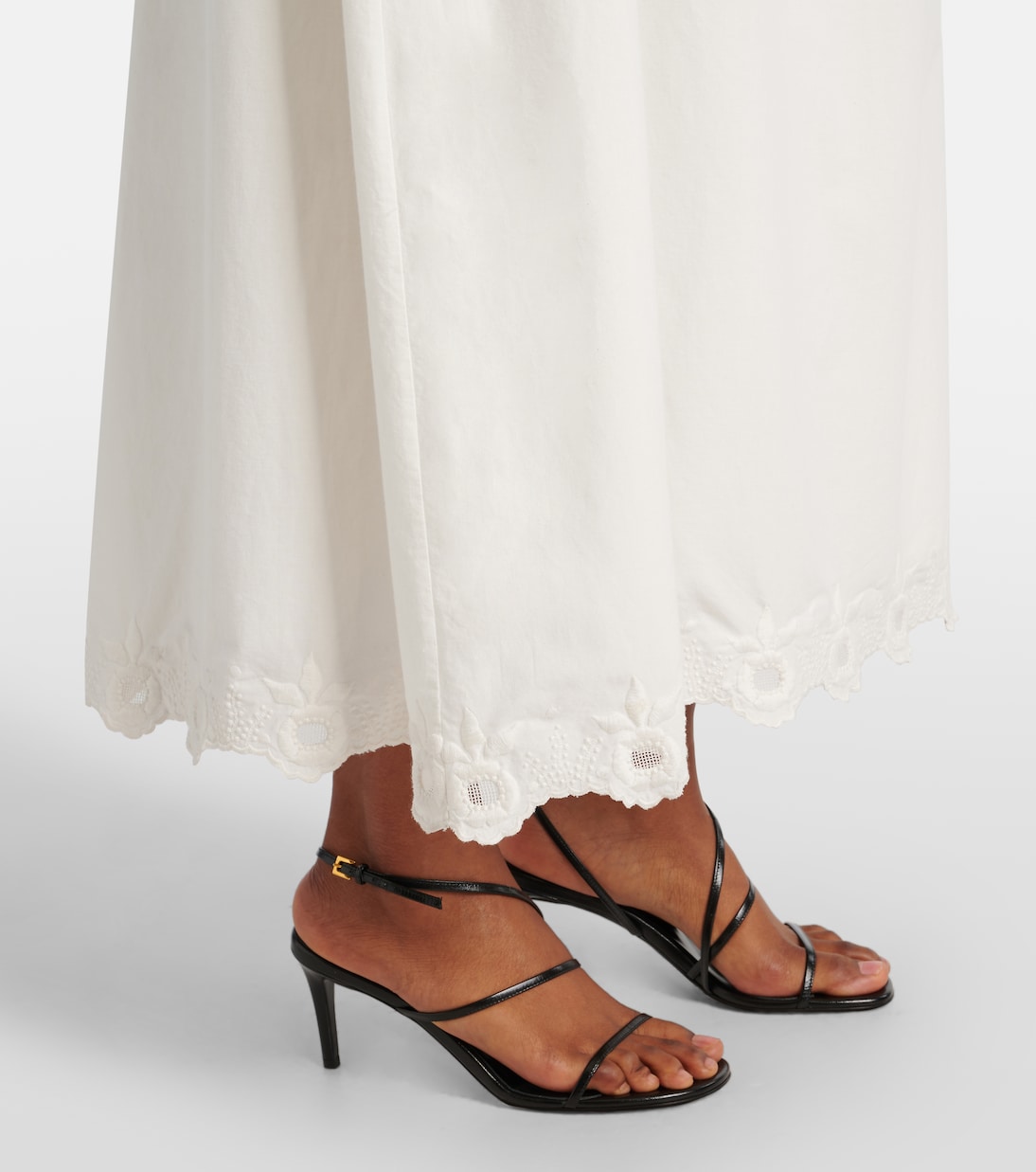 Antoinette 엠브로이더리 코튼 맥시 스커트 | Posse