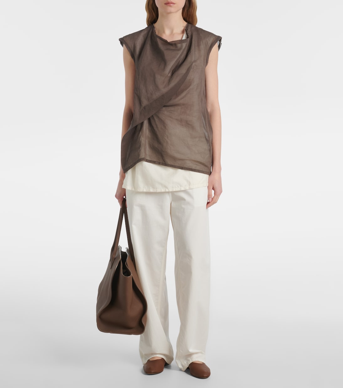 Ballerinas Awar aus Leder | The Row