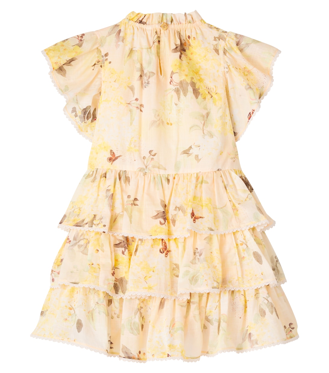 Cascadian floral tiered cotton dress | Zimmermann Kids