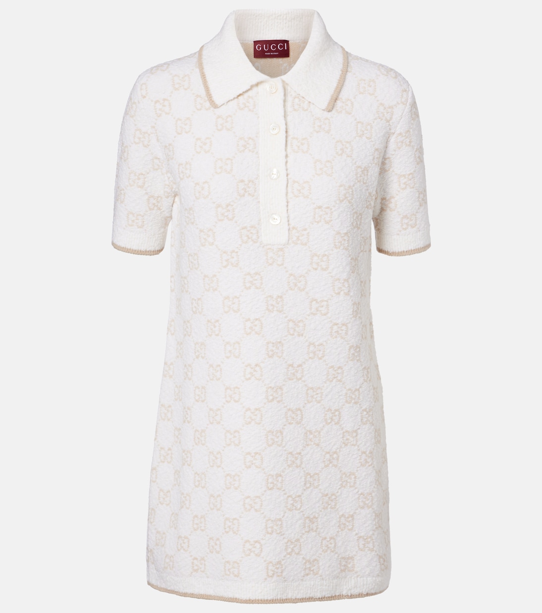 Polokleid GG aus einem Wollgemisch | Gucci