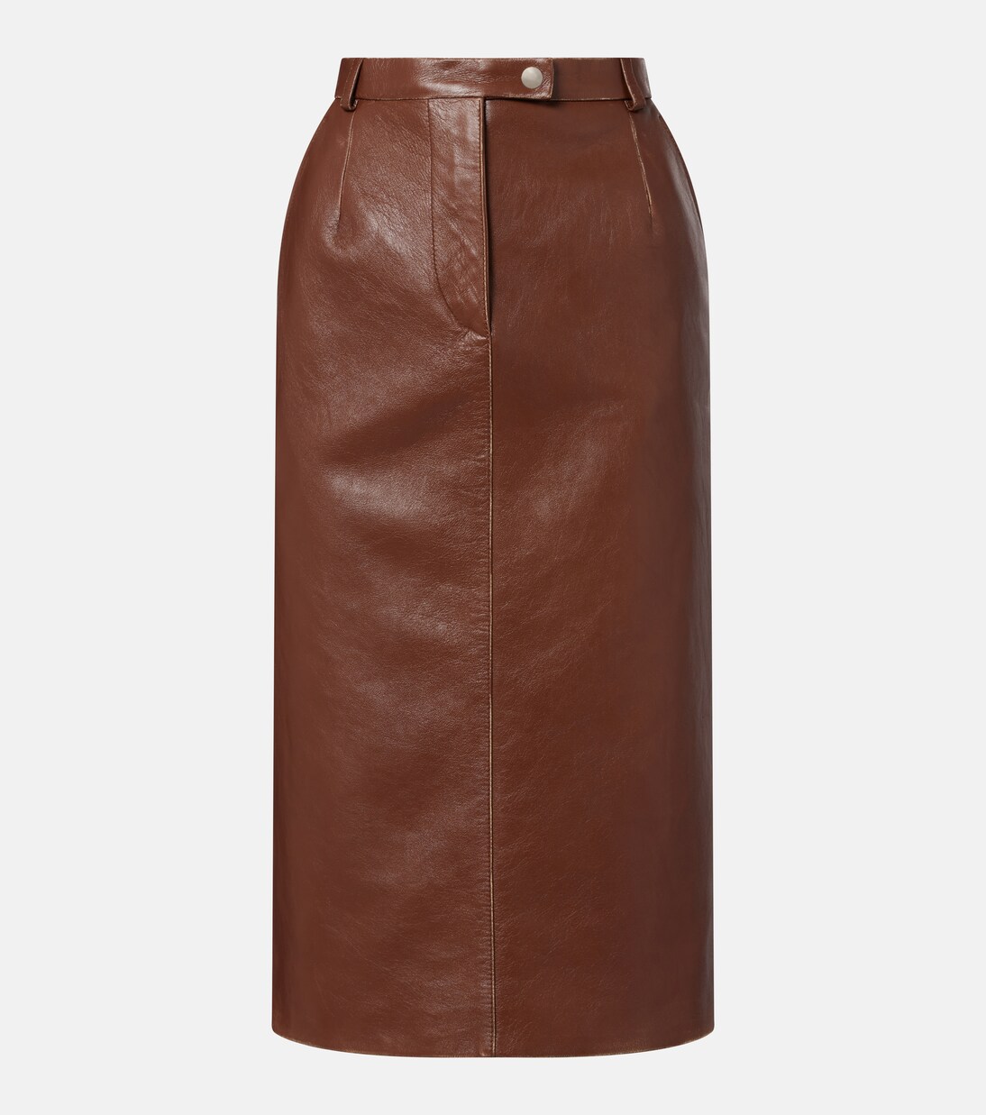 Leather pencil skirt | Prada