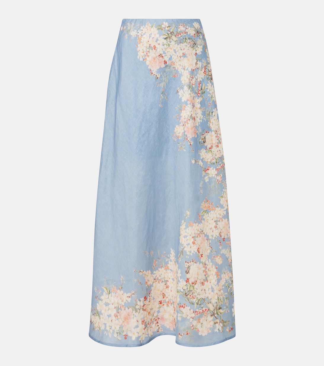Cascadian floral linen maxi skirt | Zimmermann