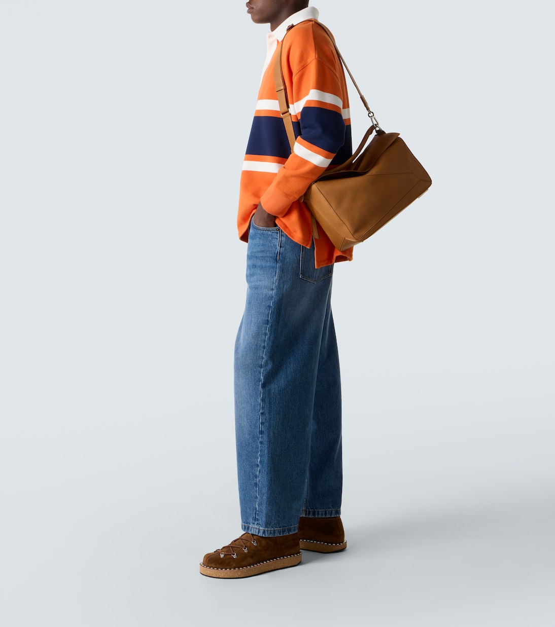 Bolso al hombro Puzzle Large de piel | Loewe