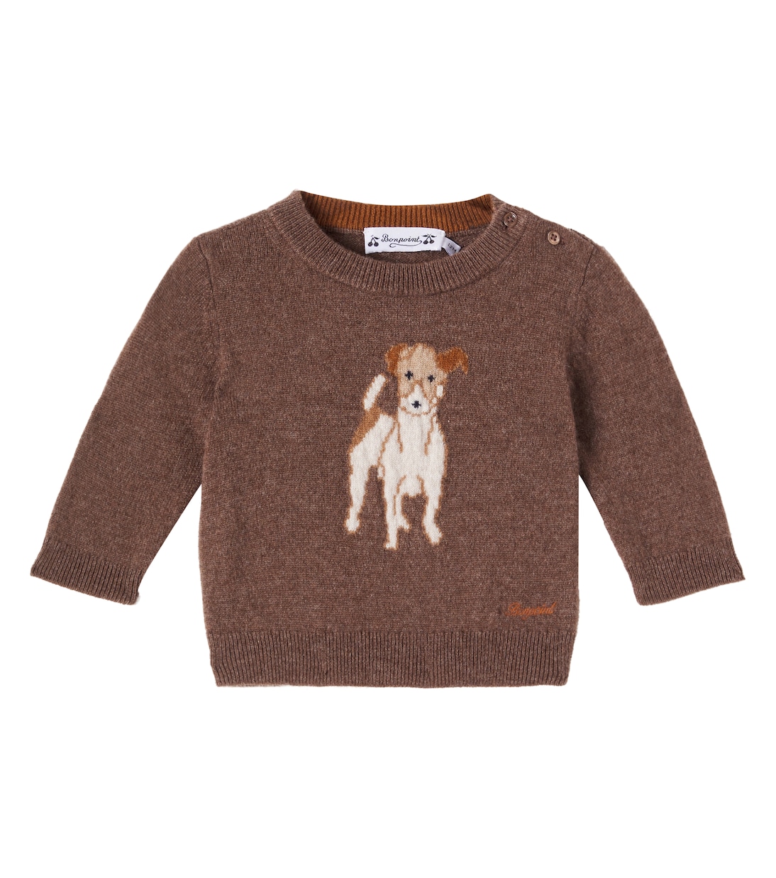 Baby Almire intarsia cashmere sweater | Bonpoint
