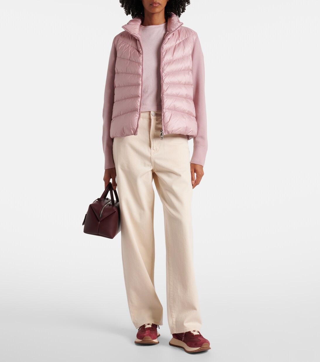 Down-paneled virgin wool cardigan | Moncler