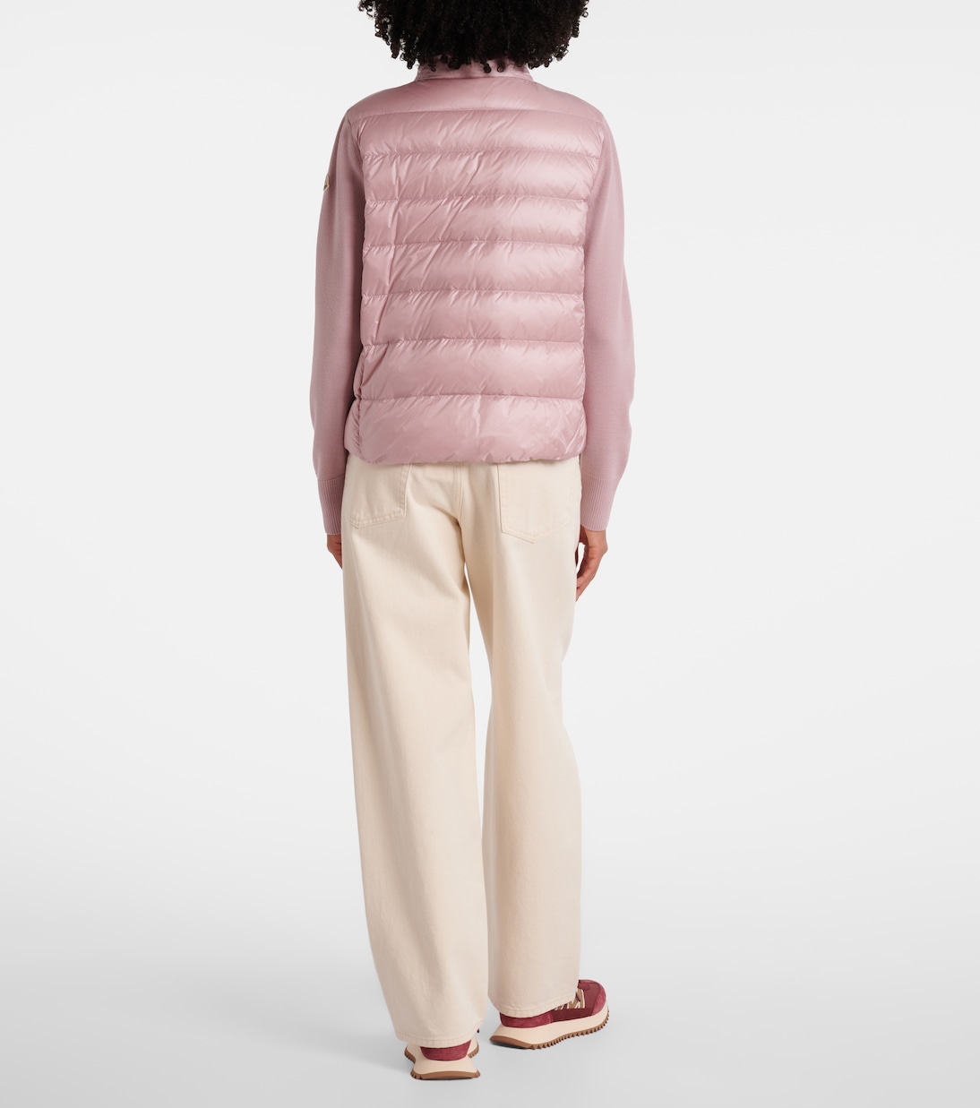 Down-paneled virgin wool cardigan | Moncler