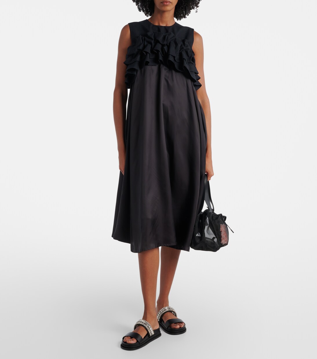 Jadi crystal-embellished leather slides | Jimmy Choo