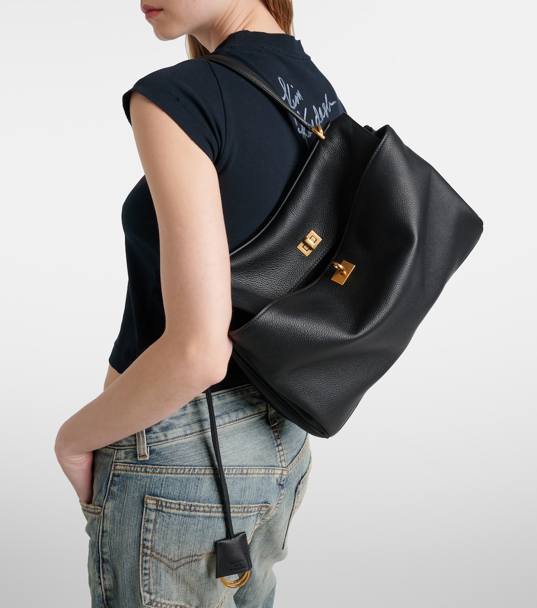 Tote Bag Rodeo Medium aus Leder | Balenciaga