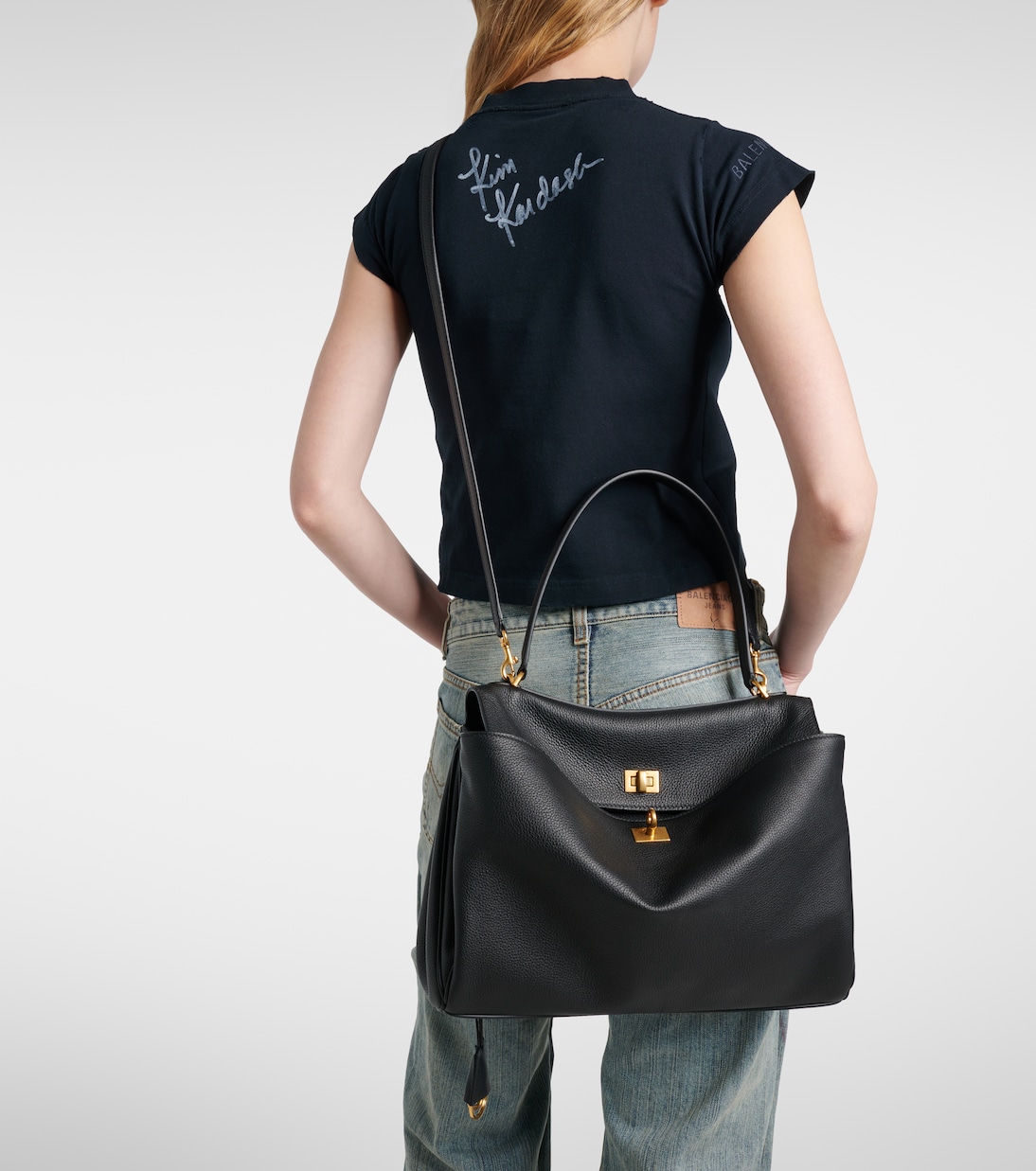 Tote Bag Rodeo Medium aus Leder | Balenciaga