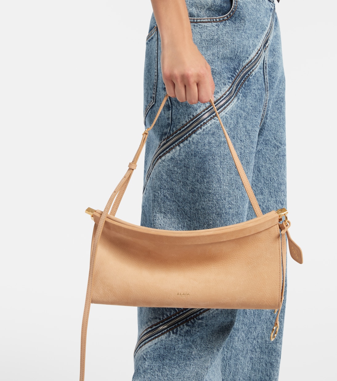 Sac Le Clic Medium en cuir | Alaïa