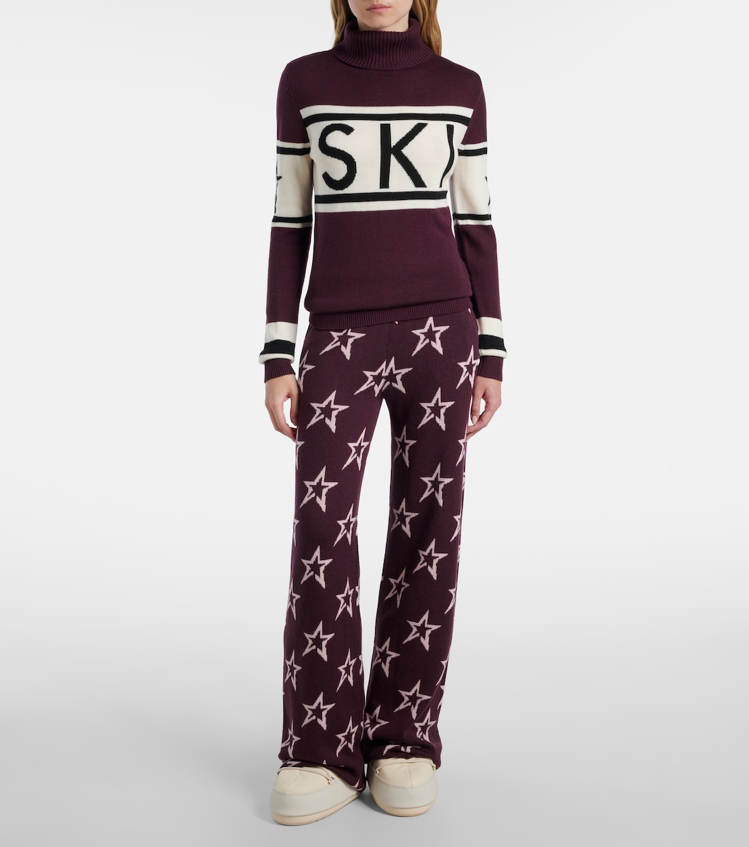 Schild intarsia wool sweater | Perfect Moment