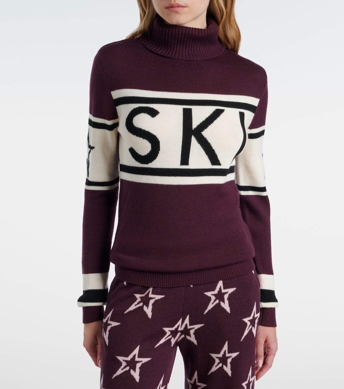 Schild intarsia wool sweater | Perfect Moment