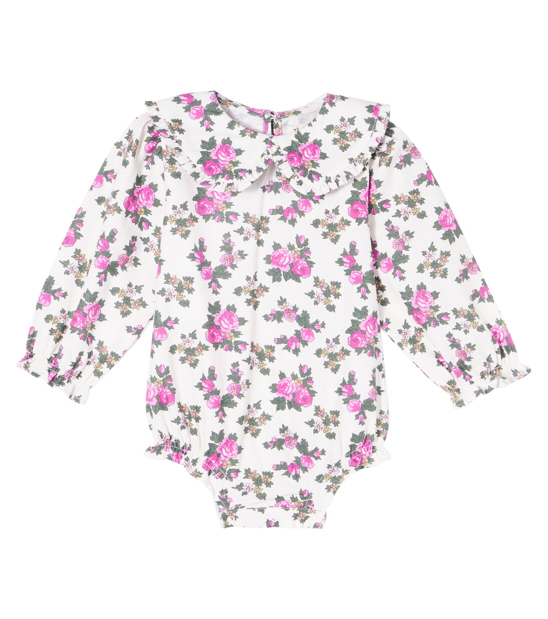 Baby Elyse floral cotton fleece bodysuit | The New Society