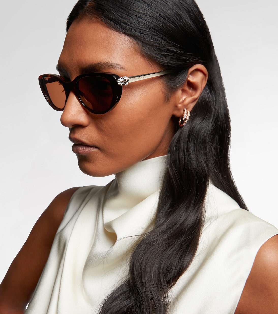 Serpenti Forever cat-eye sunglasses | Bvlgari