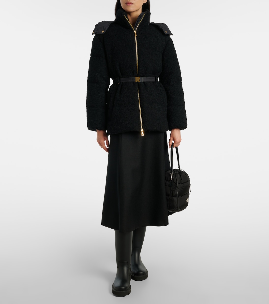 Virgin wool midi skirt | Moncler