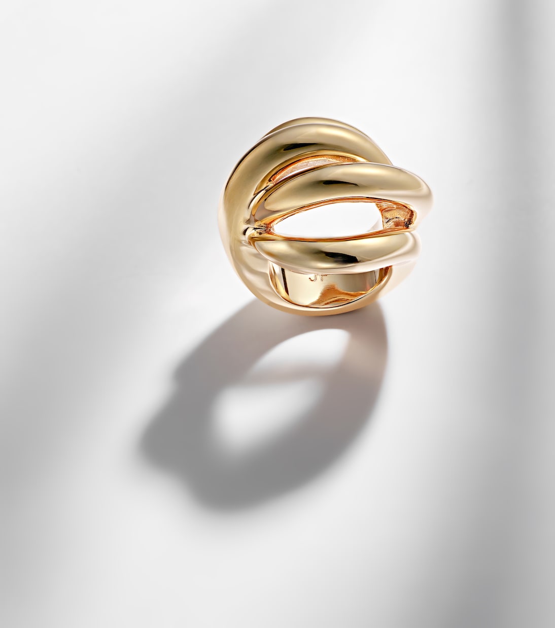 Ring Abstract Line, 10kt vergoldet | Jennifer Fisher
