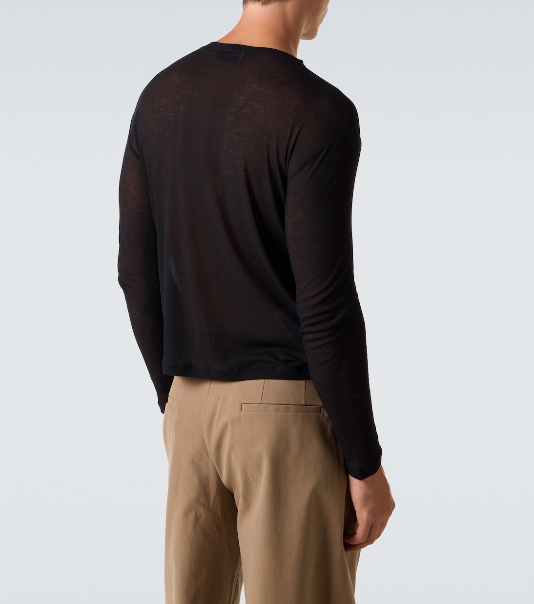 T-shirt en coton à logo | Miu Miu