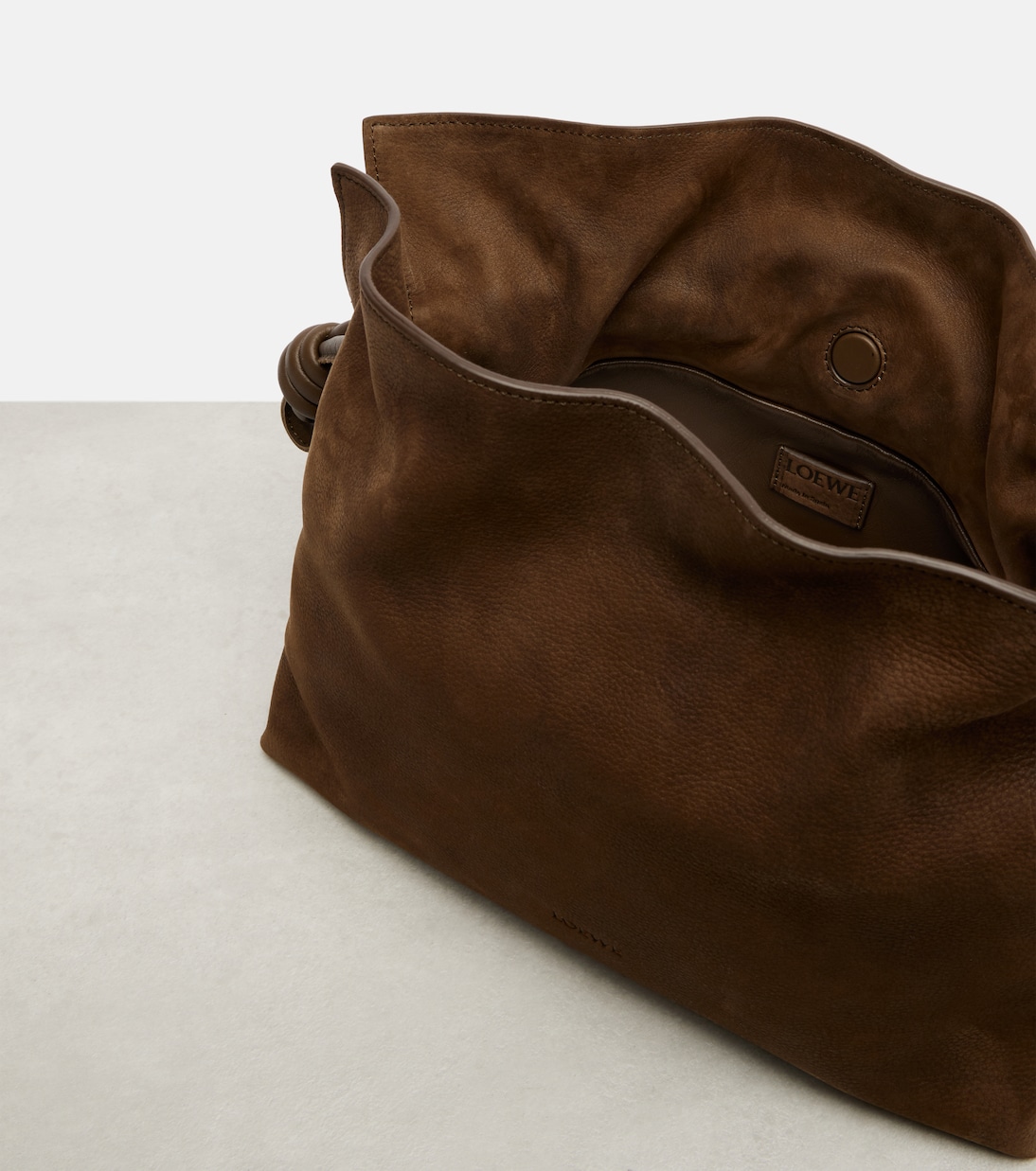 Pochette Flamenco Medium en daim | Loewe