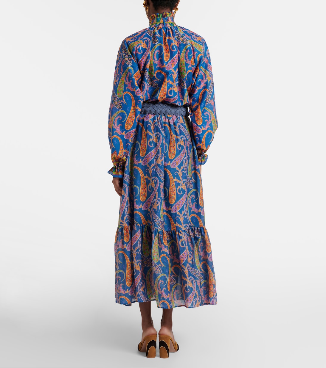 Bedruckter Maxirock aus Baumwolle und Seide | Etro