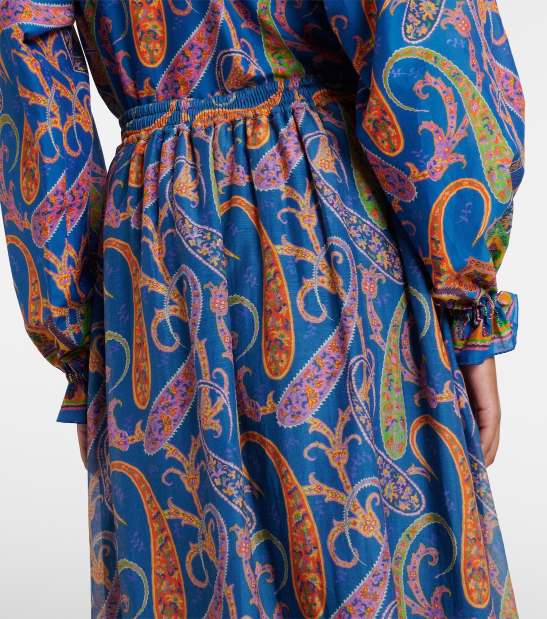 Bedruckter Maxirock aus Baumwolle und Seide | Etro