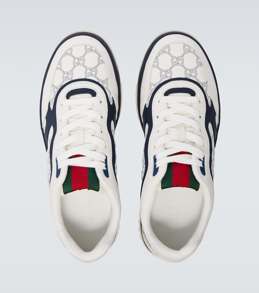 Zapatillas Gucci Re-Web de piel | Gucci
