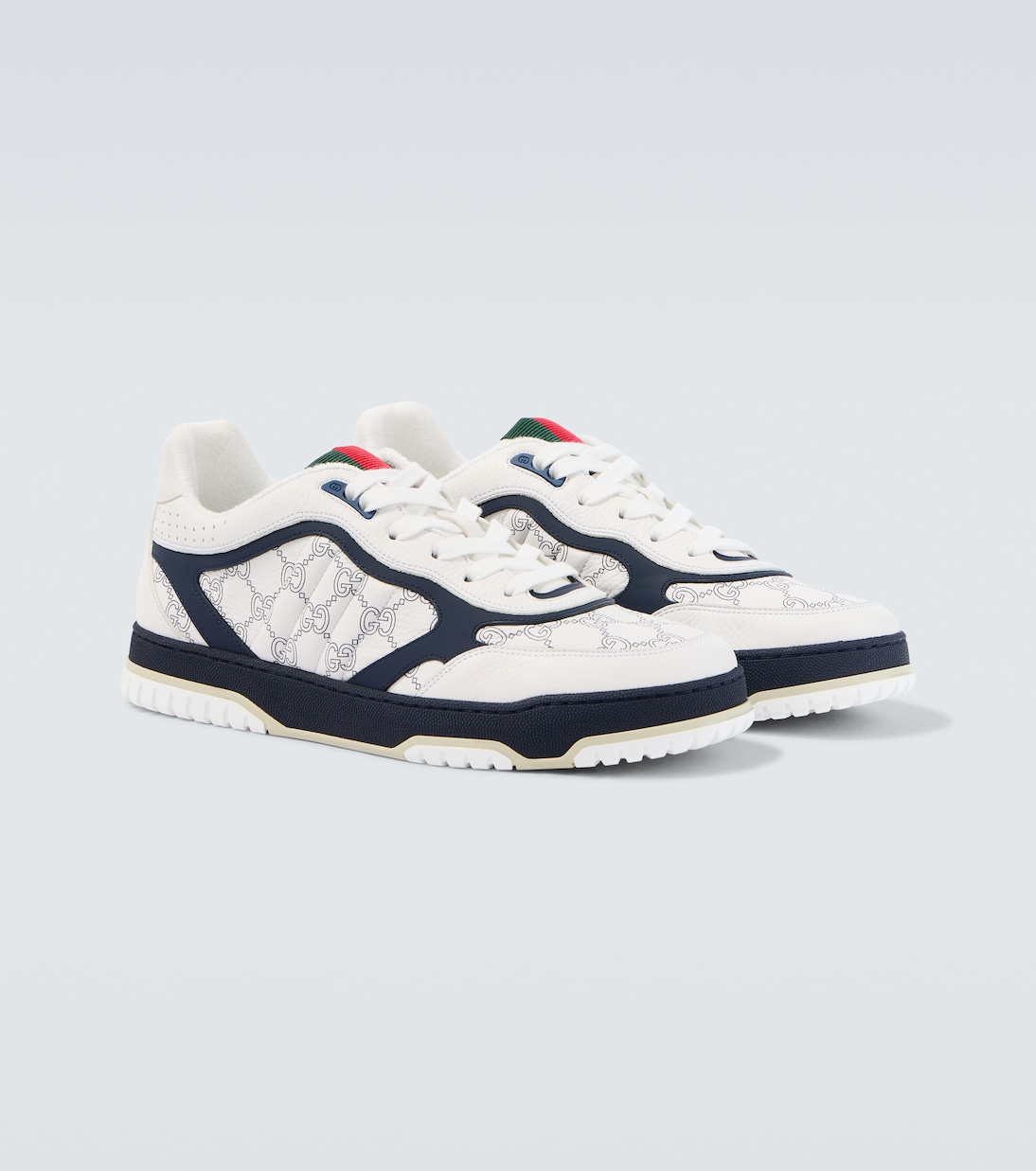 Zapatillas Gucci Re-Web de piel | Gucci