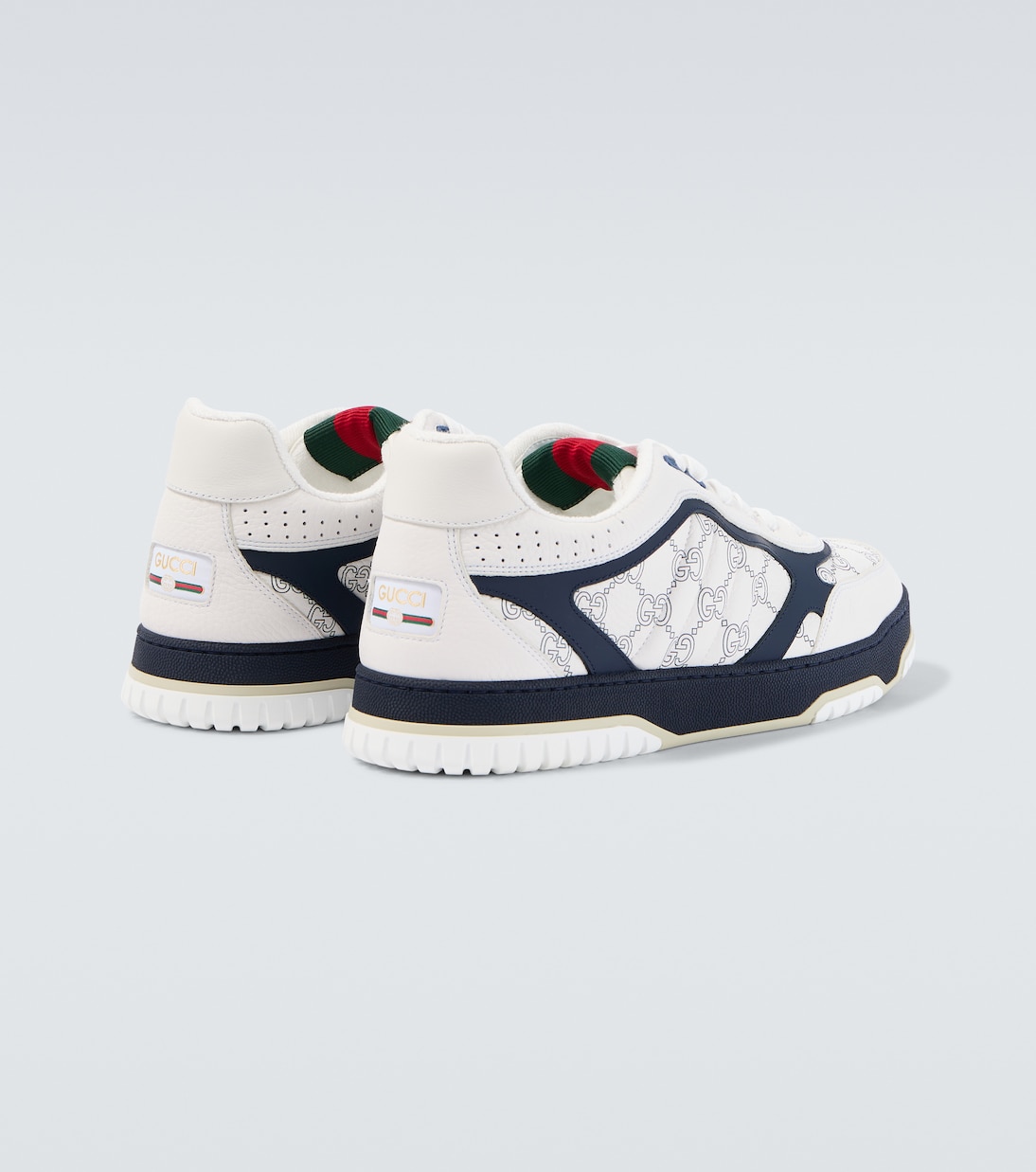 Zapatillas Gucci Re-Web de piel | Gucci