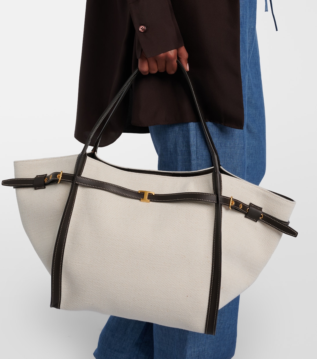 Tote Bag Tim Medium aus Canvas | Tod's
