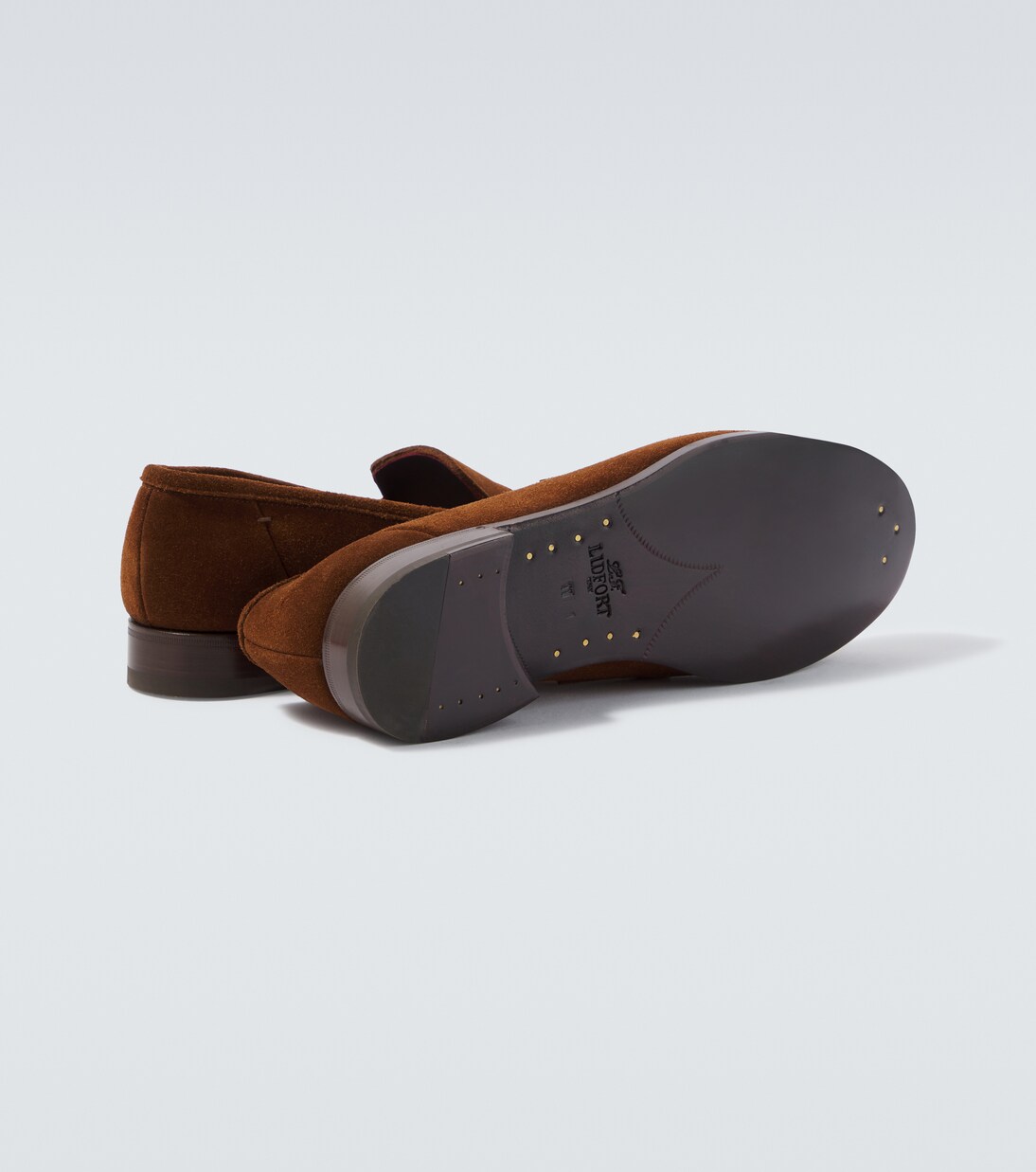 Woven suede penny loafers | Lardini
