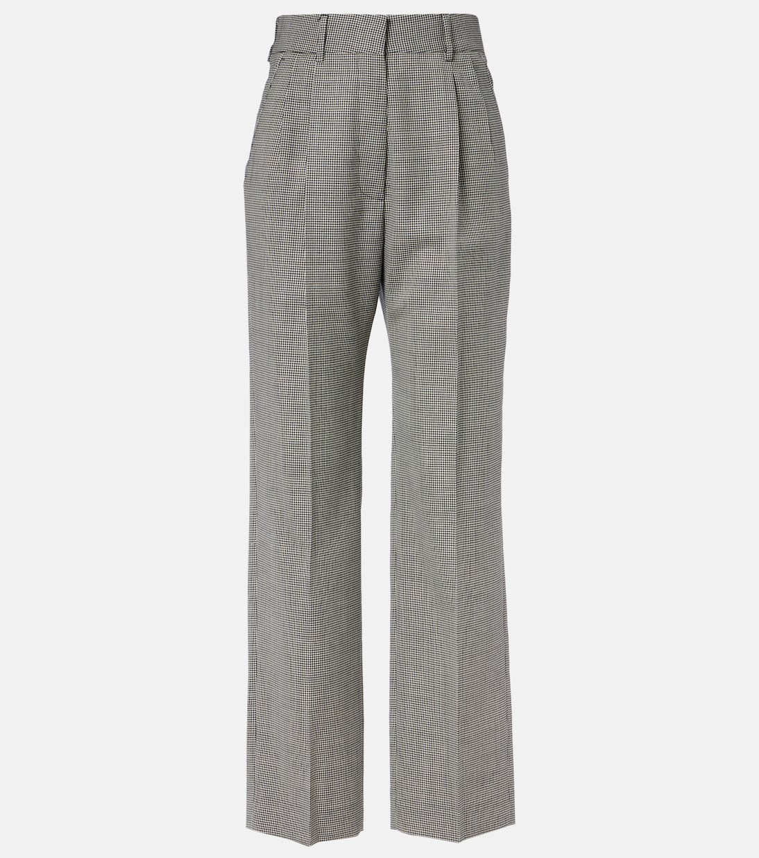 Fox houndstooth straight pants | Blazé Milano