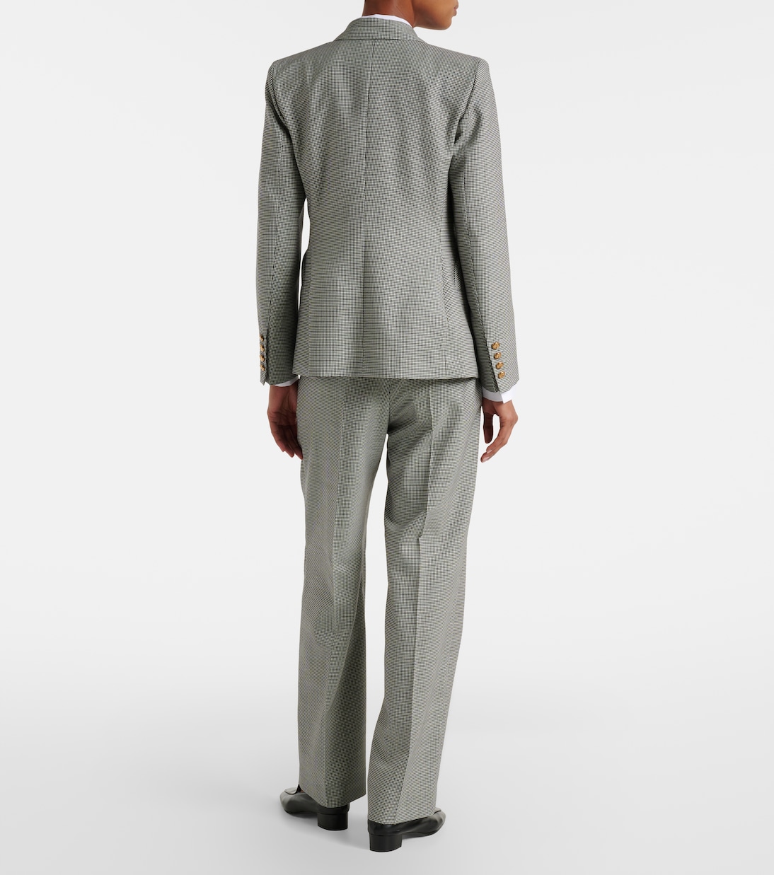 Fox houndstooth straight pants | Blazé Milano