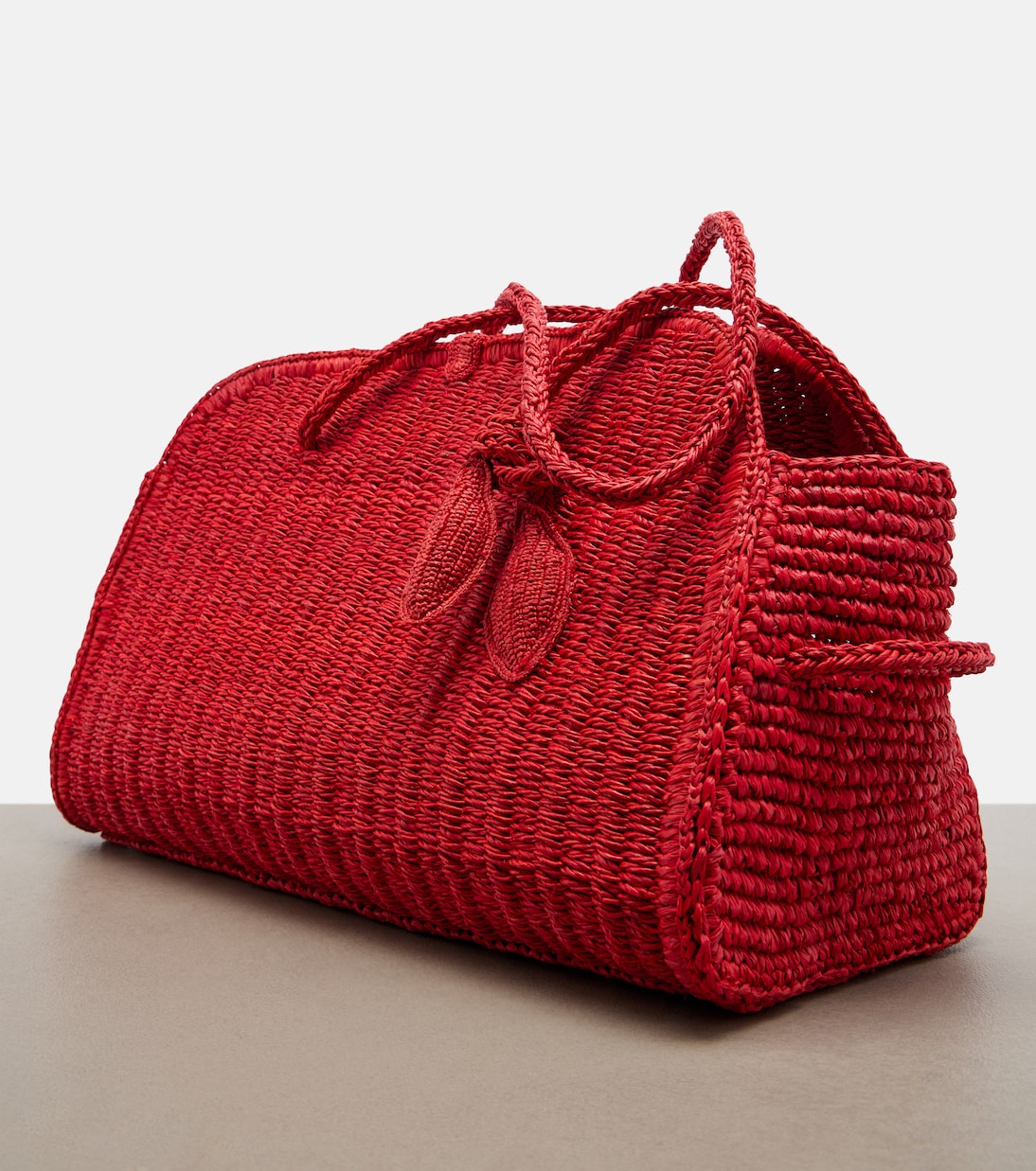 Tote Bag Turismo Small aus Raffiabast | Jacquemus