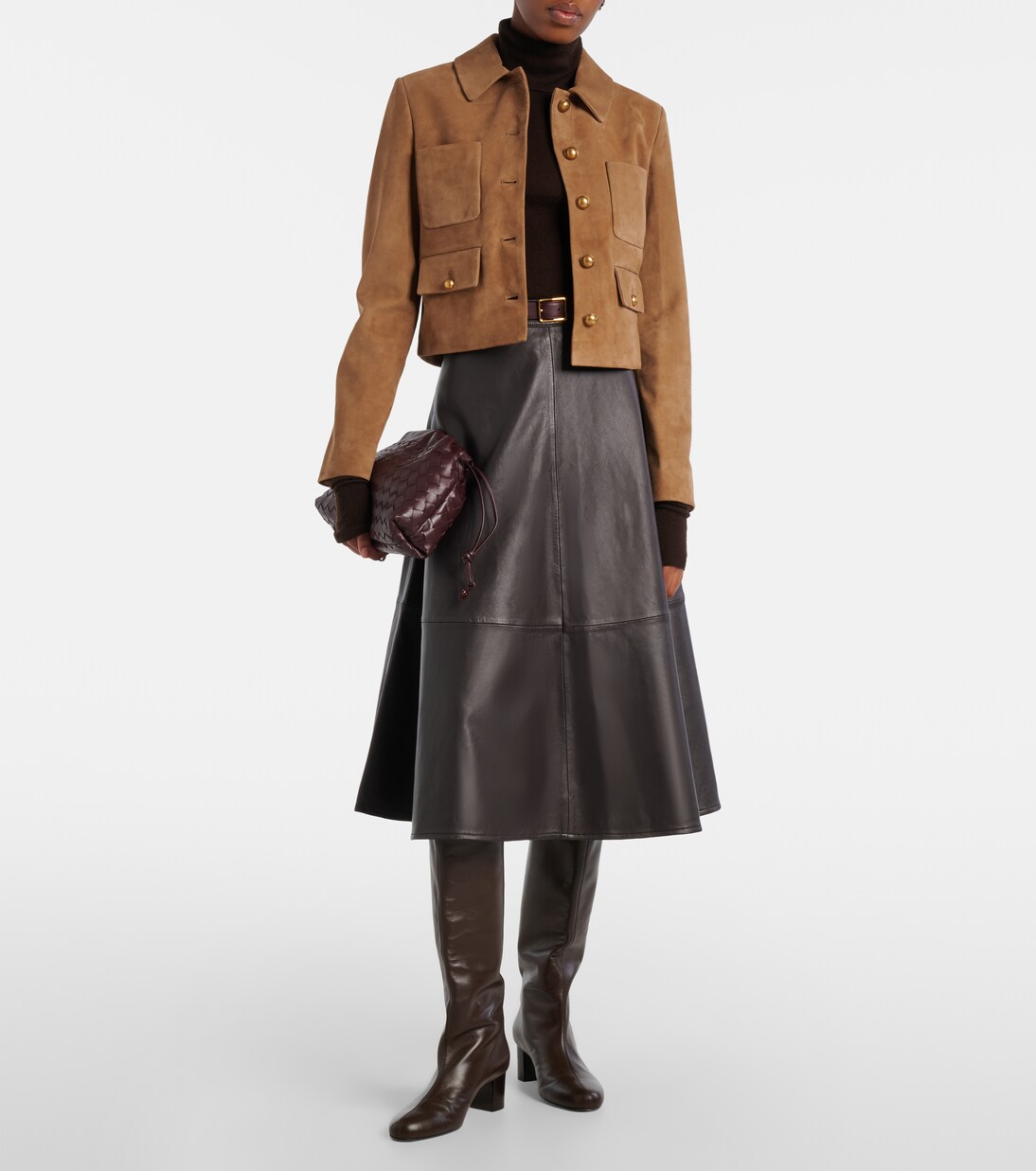 Jacke aus Veloursleder | Altuzarra
