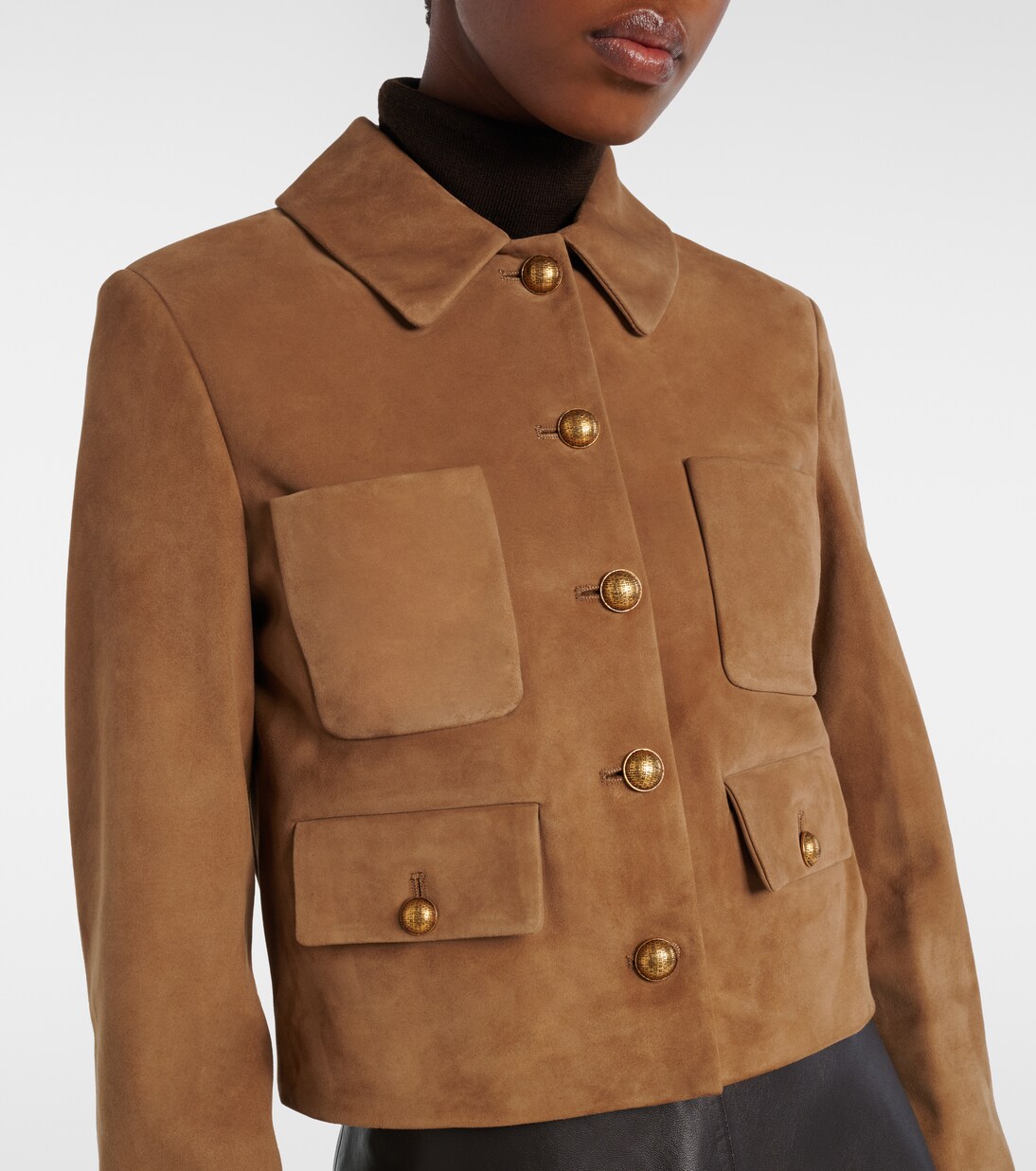 Jacke aus Veloursleder | Altuzarra