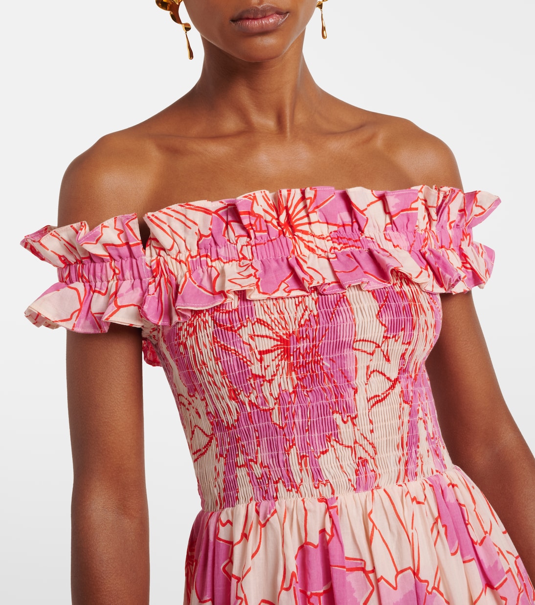 Maxikleid Suzanne aus Baumwolle | Poupette St Barth