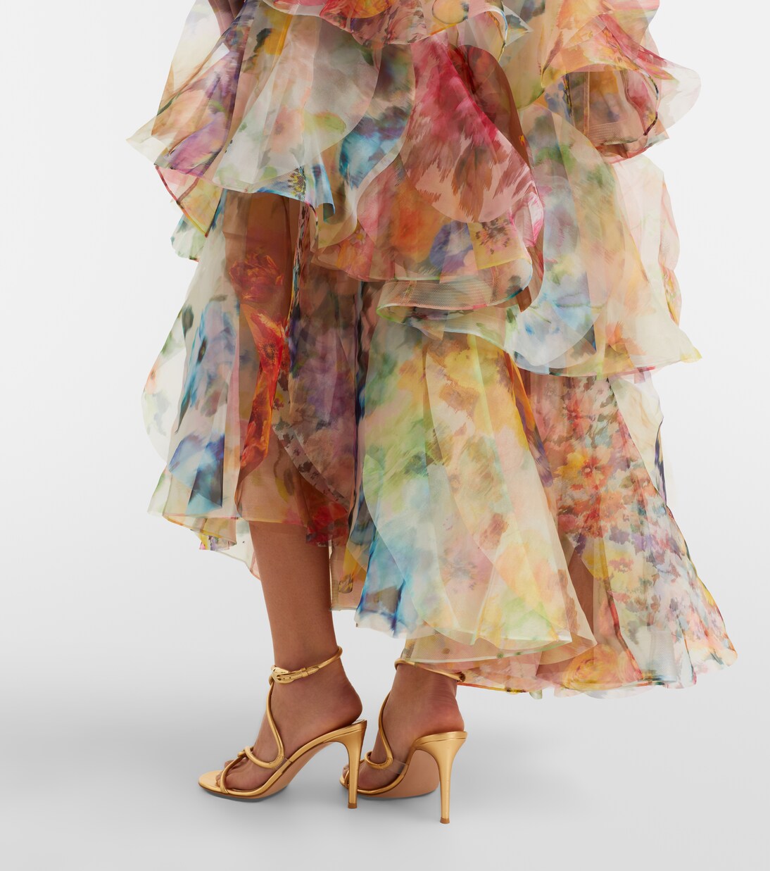 Jupe longue Luna à fleurs | Zimmermann