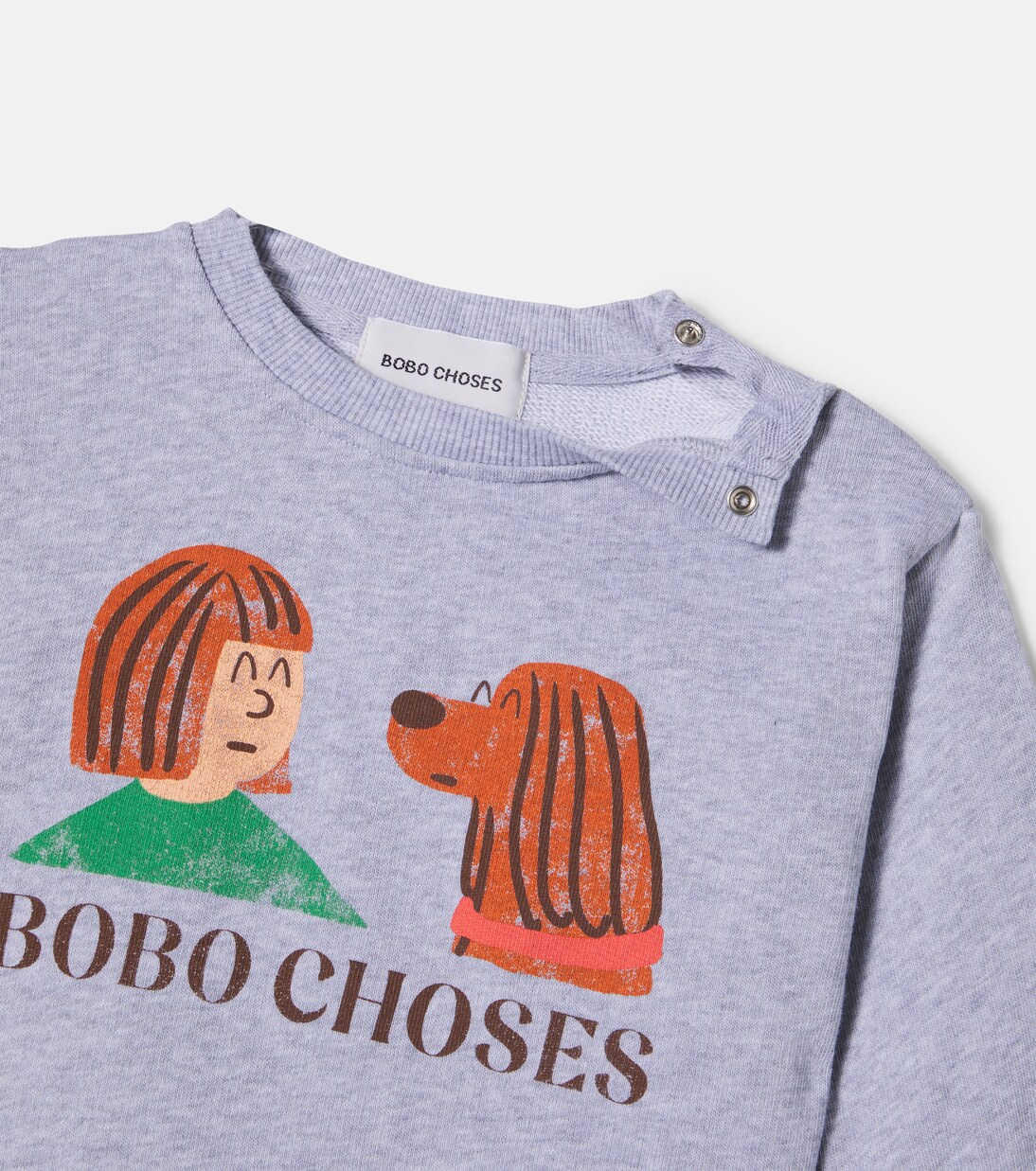 Baby Friends in a Pickle cotton jersey sweatshirt | Bobo Choses