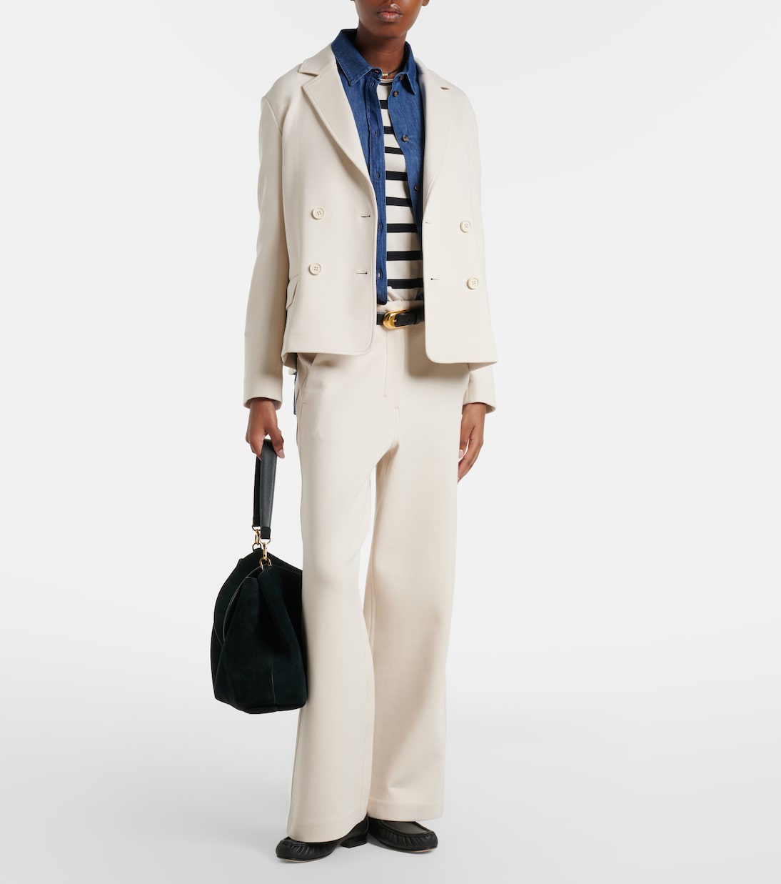 Pantalon ample Caucaso en coton mélangé | 'S Max Mara