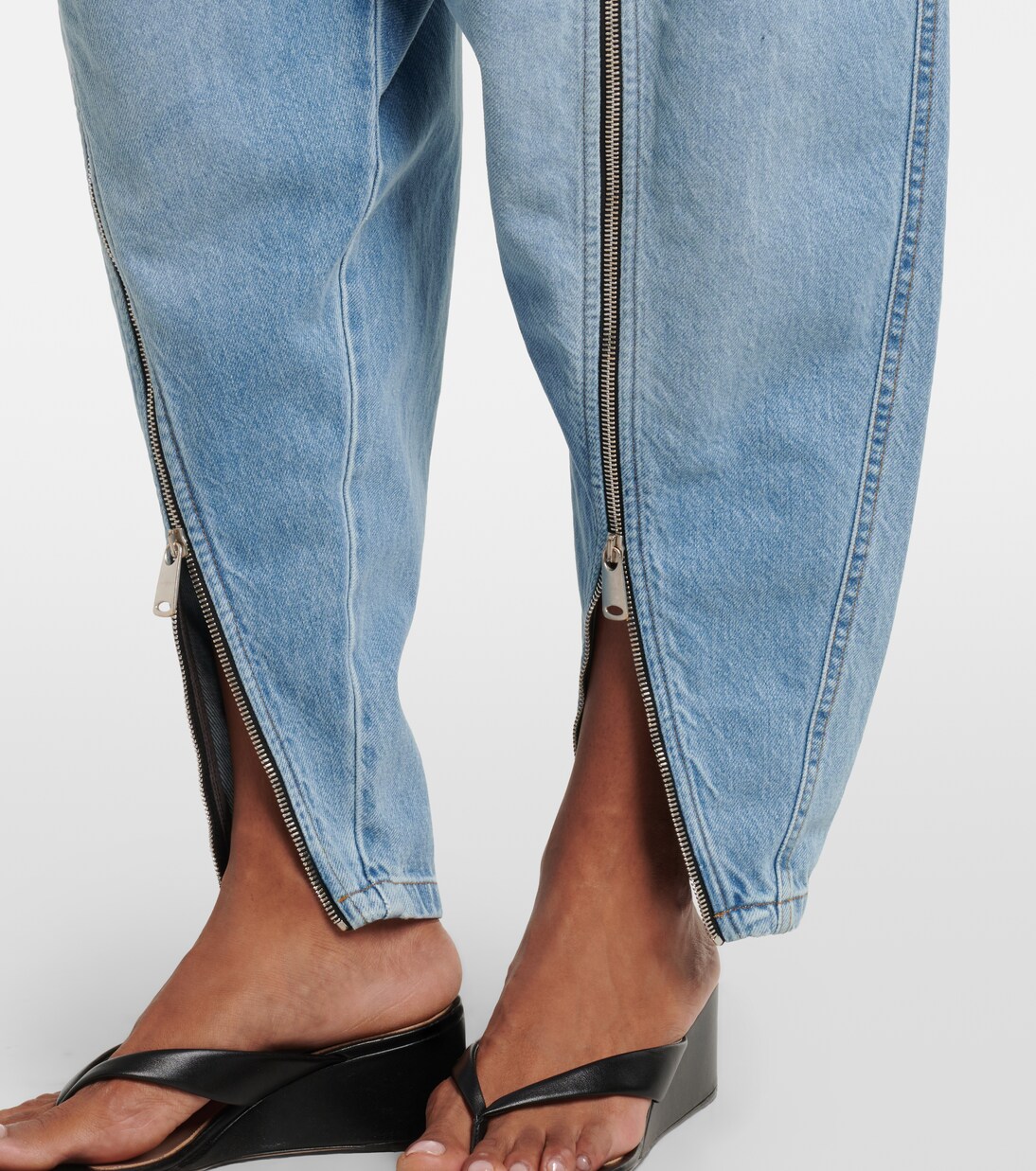 Front-slit balloon jeans | Coperni