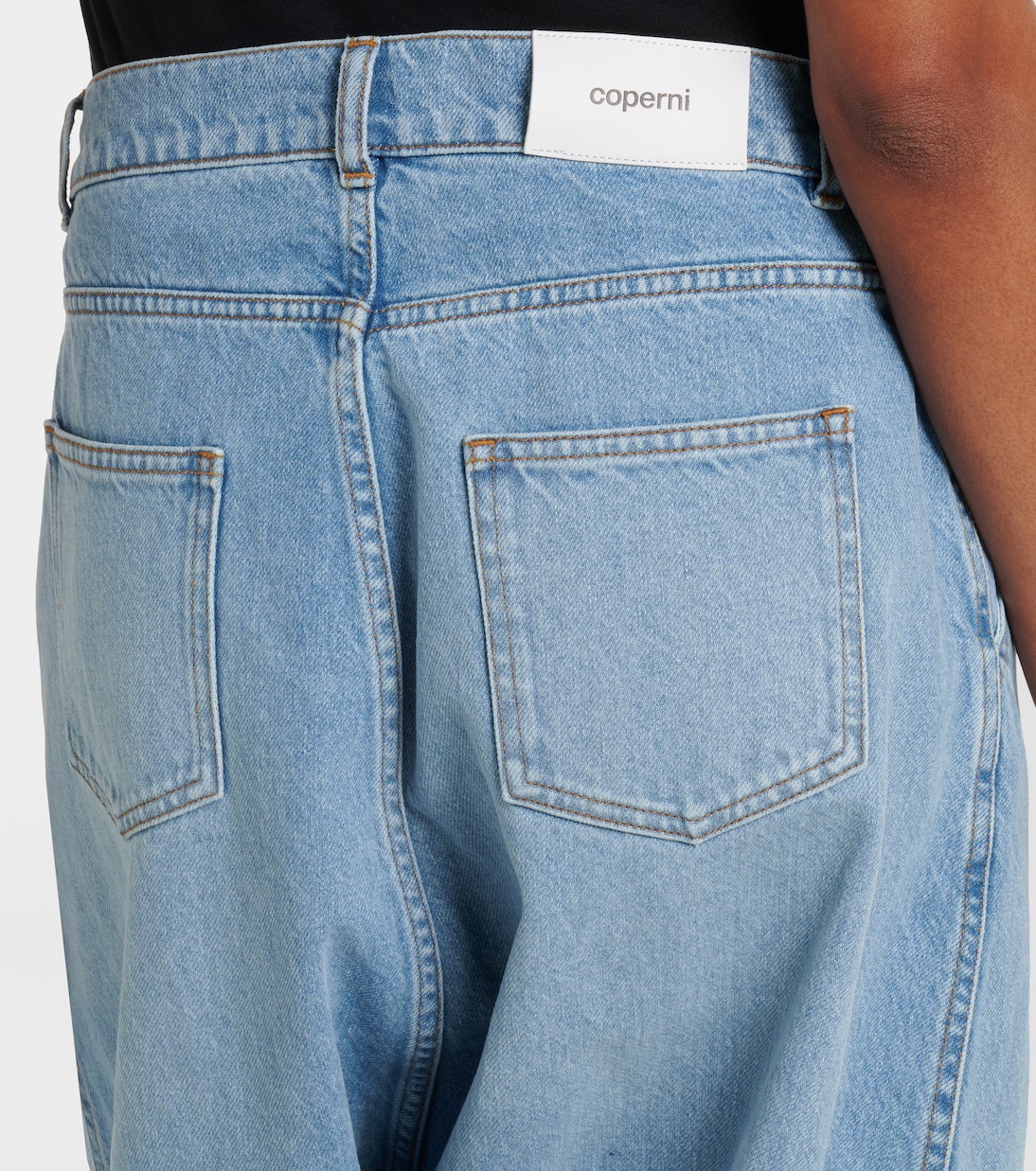 Front-slit balloon jeans | Coperni