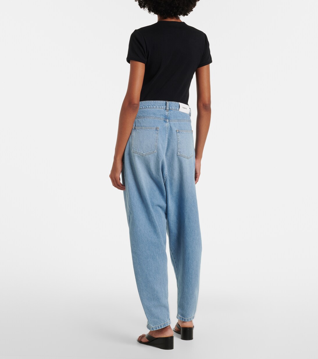 Front-slit balloon jeans | Coperni