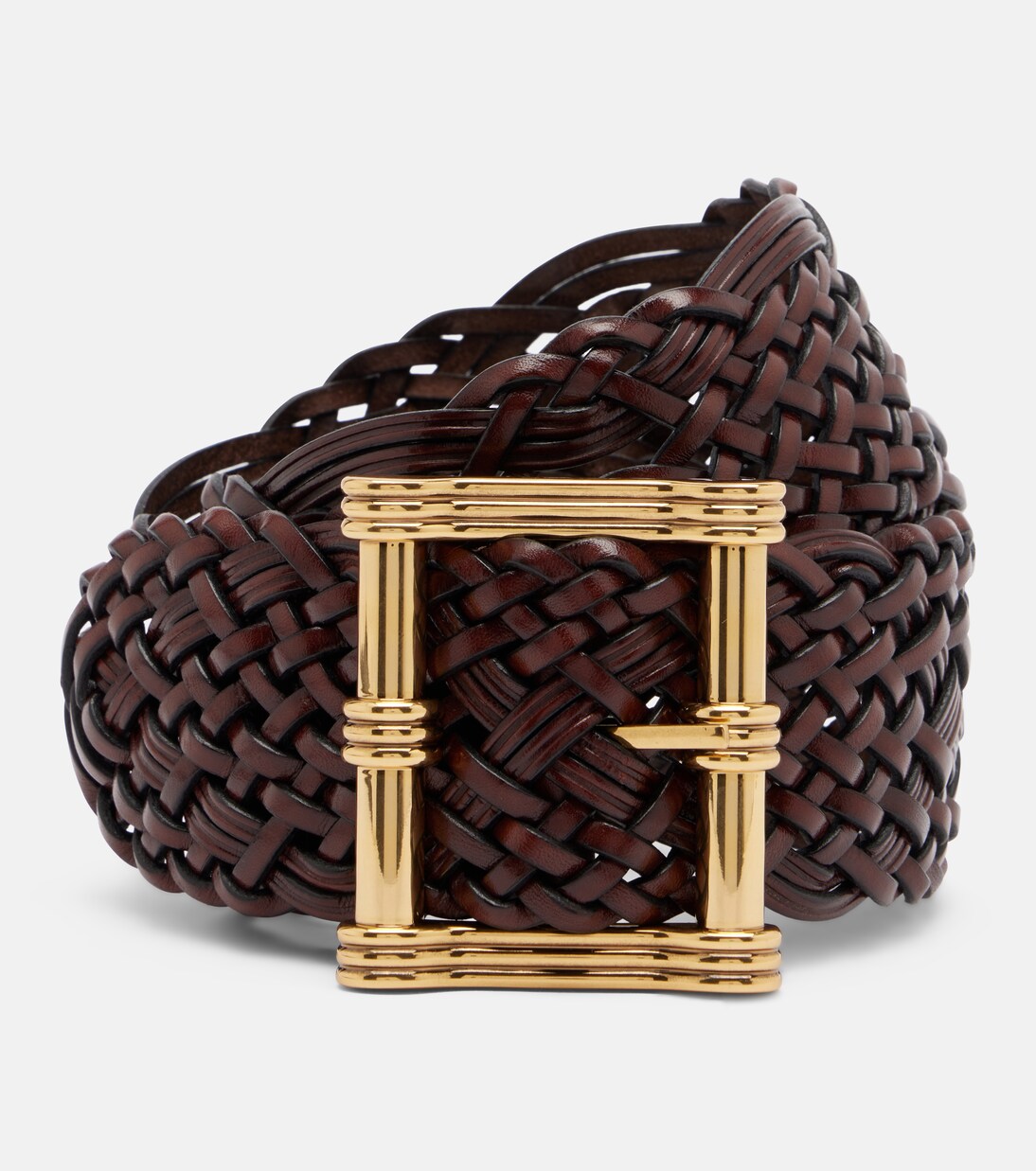 Woven leather belt | Etro