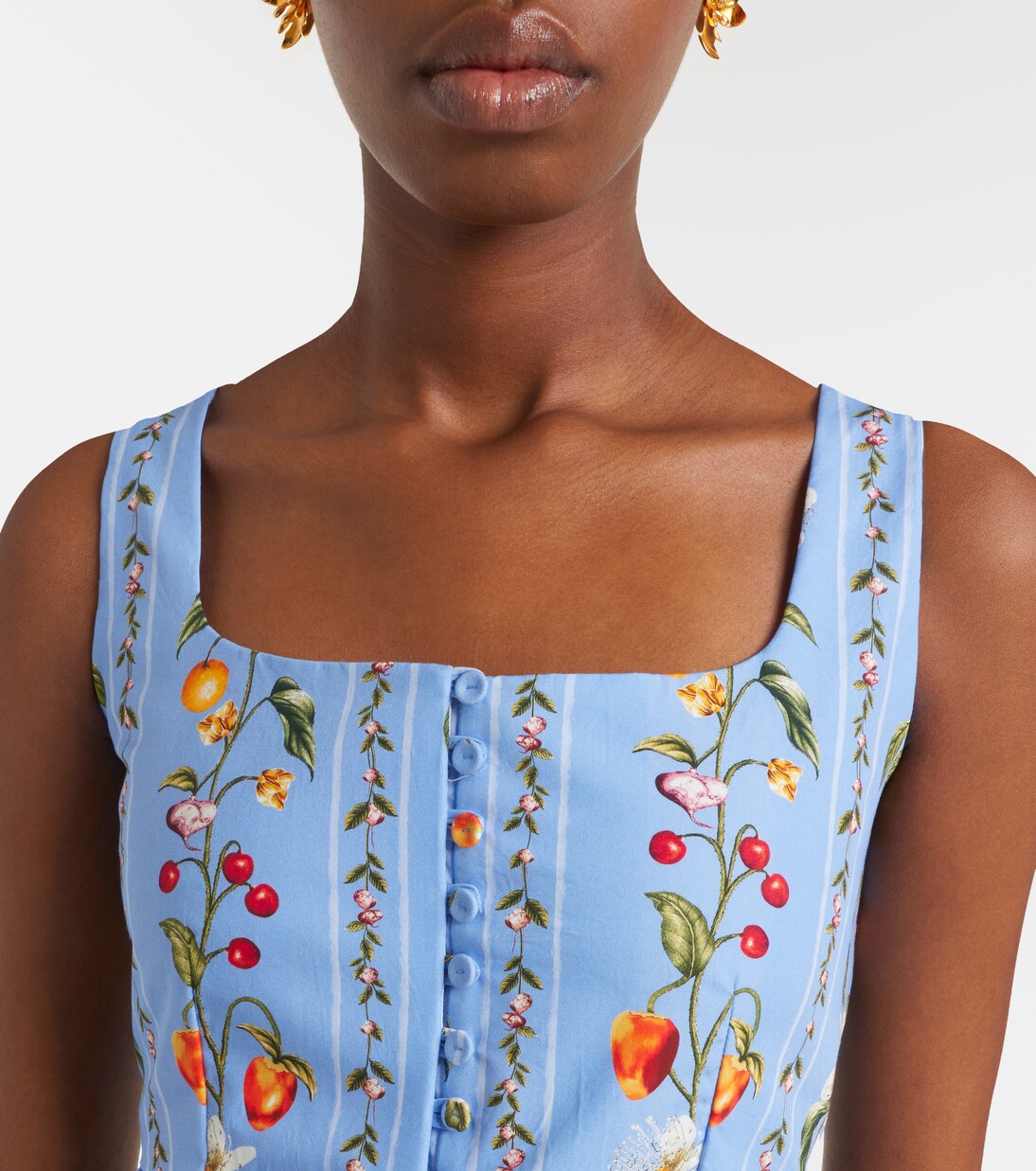 Bustier-Top Eslabón aus Baumwolle | Agua by Agua Bendita