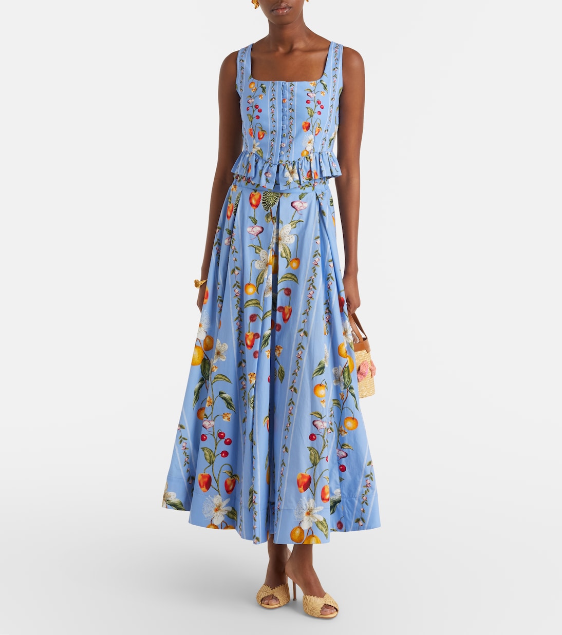 Bustier-Top Eslabón aus Baumwolle | Agua by Agua Bendita