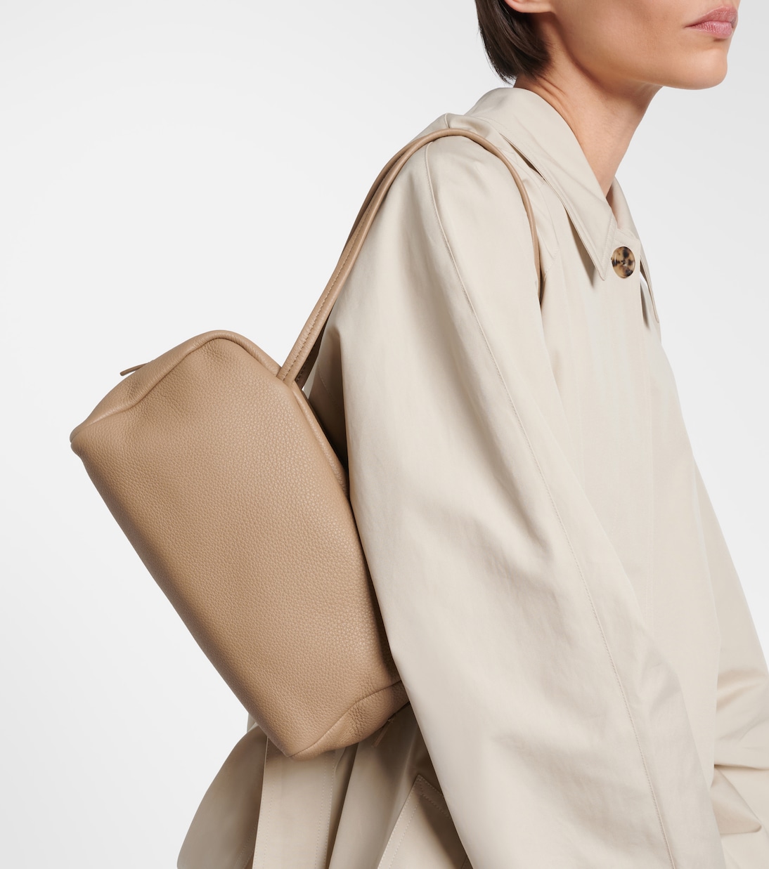 Astra Medium leather shoulder bag | The Row