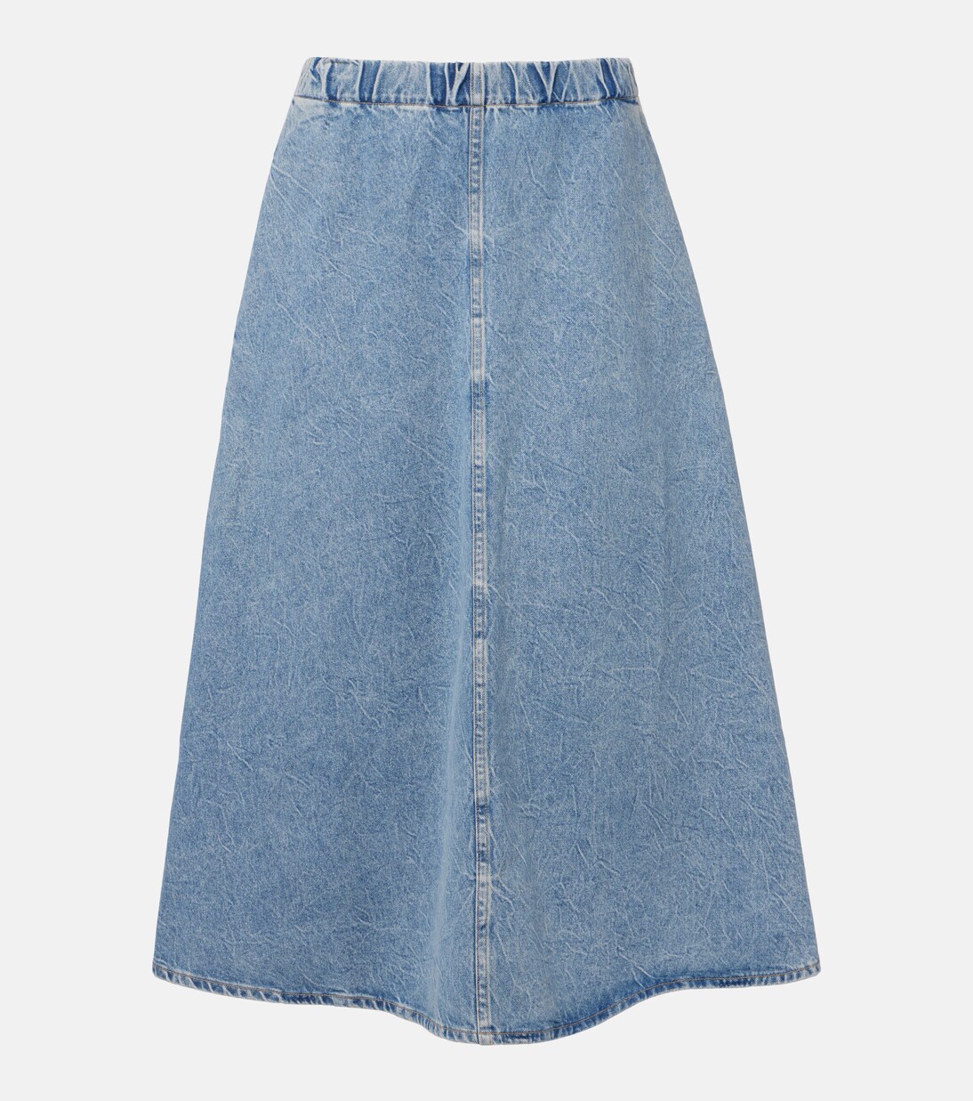 x Maria McManus denim midi skirt | Agolde