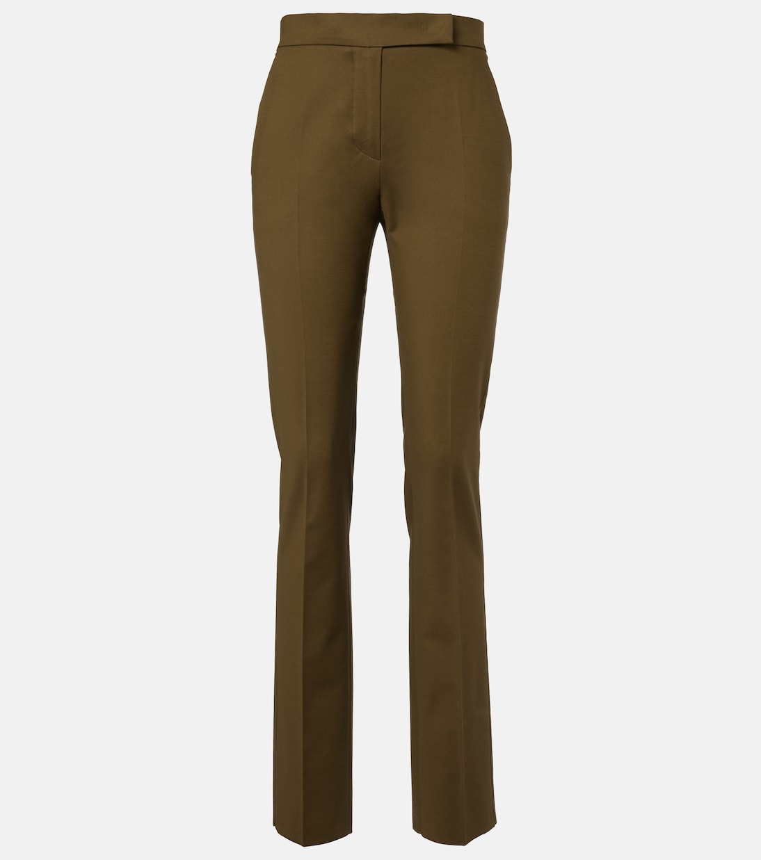 Cotton-blend slim pants | Max Mara